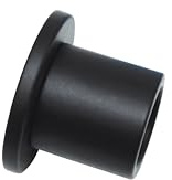 GARDINIA Wandlager für Gardinenstangen mit Ø 16 mm, Inklusive Befestigungsmaterial, 2 Stück, Wandmontage, Serie Memphis, Schwarz-matt