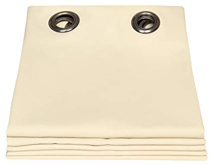 Moondream ClimaSafe™ Outdoor Vorhang | Sonnenschutz | Wetterfest | Wasserabweisend | Schimmelresistent | EU Herstellung | Ösen | MC630 | 135B x 250H cm