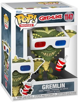 Funko Pop! Movies: Gremlins-Gremlin mit 3D Glasses - Vinyl-Sammelfigur - Geschenkidee - Offizielle Handelswaren - Spielzeug Für Kinder und Erwachsene - Movies Fans - Modellfigur Für Sammler