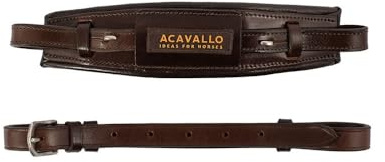 NOSEBAND läder för HACKAMORE, brun, 1