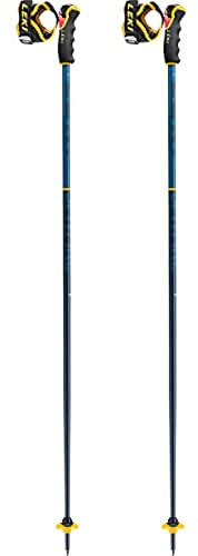 LEKI Spitfire 3D Skistöcke, Denimblue-aegeanblue-gelb, 115CM