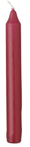 METRO Professional Candele da tavola, paraffina, 2,15 x 18 cm, durata circa 6 ore (Bordeaux, 30 pz)