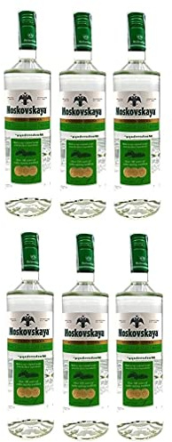 Zeus Party 6 Bottiglie Vodka -MOSKOVSKAYA- 38% 1 Litro