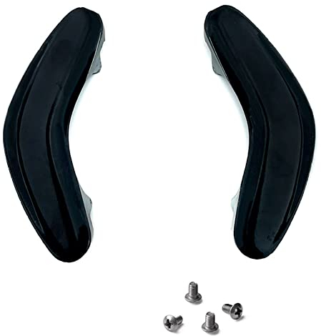 Anakel Home Packung mit 2 Einheiten. Ersatzgriff kompatibel mit alten AMC-Töpfen, Ersatzteile für alte AMC-Töpfe, Farbe Schwarz, Schrauben und Unterlegscheiben im Lieferumfang enthalten