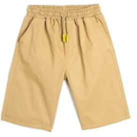 Koton Boys's Canvas Pockets Drawstring Cotton Shorts
