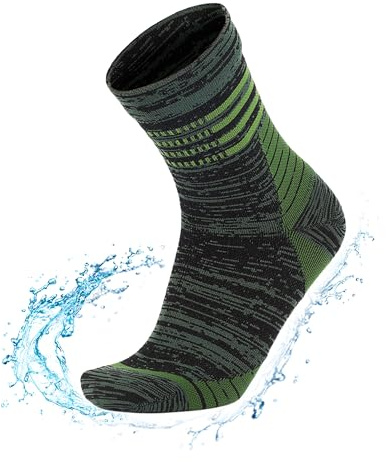 RANDY SUN Calzini Impermeabili da Donna e da Uomo Impermeabili Traspiranti Resistenti al Freddo, Sport Acquatici All'aperto Ciclismo Escursionismo Sentiero Paddling Pesca sci, 1 Paio