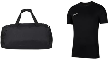 PUMA Uni Sporttasche, Puma Black, OSFA & Nike Herren M Nk Dry Park Vii JSY Trikot, Black/White, L EU