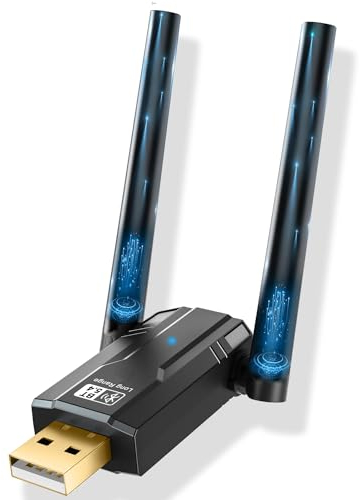 Clés Bluetooth 5.4, Dongle Bluetooth PC USB Adaptateur Bluetooth Longue Distance/150M, Plug&Play, Faible Latence, for Windows 11/10/8.1/7