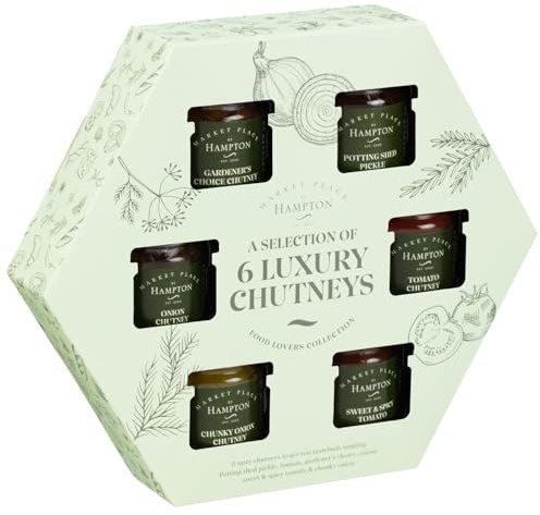 Chutney Selection 6pk - This Is The Gift For Them With A Total Of Six Different Flavoured Preservatives Making Up A Tasty Collection. - Weight: 210g (Approx.)