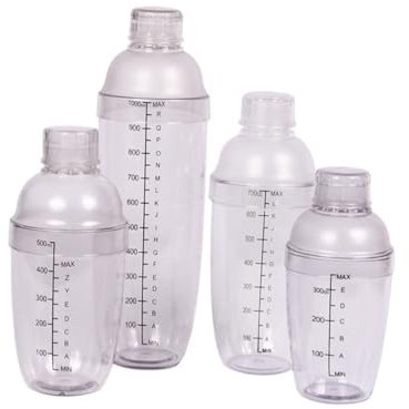 Garneck Coctelera A Escala Coctelera De Plástico Para Mezclar Y Servir
