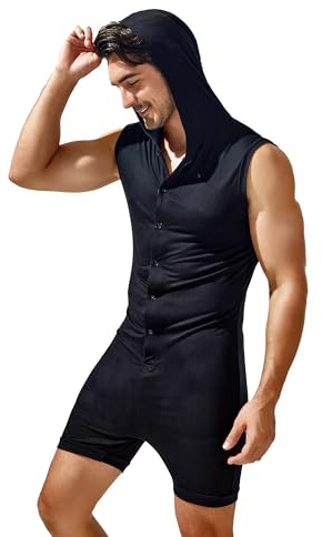 QiaTi Sportdräkt för män, singlets, andningsbar, sportdräkt för sportstödjare, B # svart, XL