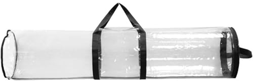 Geschenkpapier Aufbewahrung Tragetasche,Aufbewahrung von 100 cm-24 Rollen, Geschenkpapier Organizer -Transparente aufbewahrung geschenkpapier mit Griffen (schwarz)