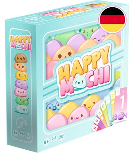 Zygomatic, Happy Mochi, Deutsch, Familienspiel, Kartenspiel, 2-6 Spieler, ab 8+ Jahren, 20 Minuten