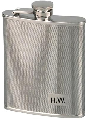 Flachmann mit Gravur, Personalisierte Geschenke Geburtstagsgeschenk für Männer Frauen Partner Freund Jahrestag Geschenk für Ihn Sie Männergeschenke Gadgets Geburtstagsgeschenke 240ml