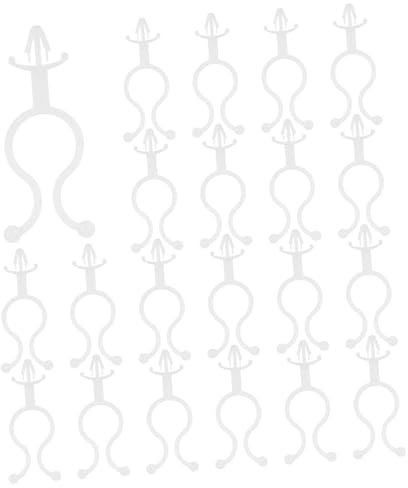 HOMSFOU 100stücke Kabelclips Multifunktionale Kabelhalter Für Wandmontage Einfache Installation Robustes Material Für Kabelmanagement Und Organisation