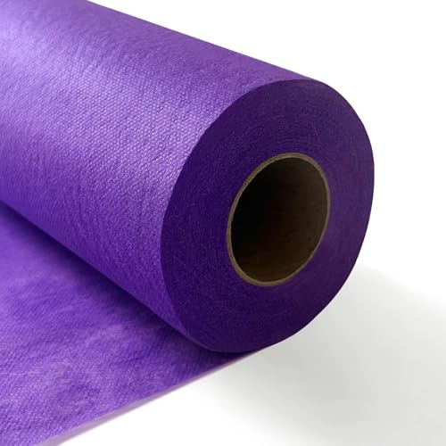 Camino de Mesa, Morado, Rollo de Fieltro de 0.3 × 25M, 30g/㎡, Tela no Tejida Similar a Tela, Decoracion de Mesa de Cocina, Bodas, Bautizos, Comuniones, Cumpleaños, Fiesta, Tela Manualidades