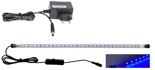 ZooPaul Tube lumineux LED UV 100 cm pour couvercle d'aquarium et terrarium
