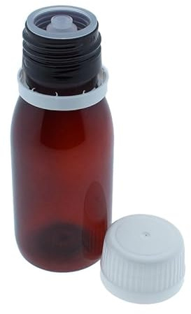 GRAN VELADA Bouteille en plastique ambre Obturateur compte-gouttes | Récipient idéal pour cosmétiques et huiles essentielles. Récipient pratique et élégant. Conserve et applique vos produits de