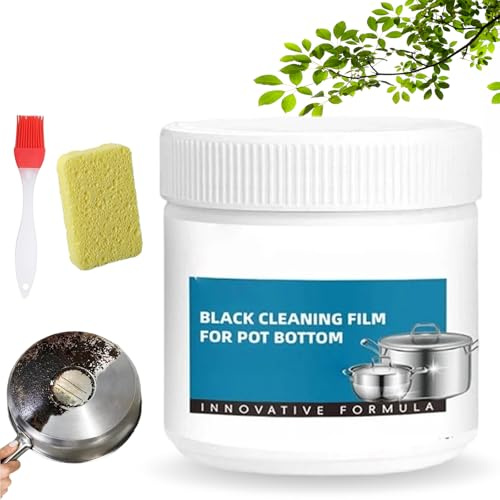 Powerful Burnt Residue Remover Paste for Cookware, Stainless Steel Scratch Remover, Pan Cleaner, Surface-Friendly and Scratch-Free, Cleaning Paste, for All Cookware Material (1)
