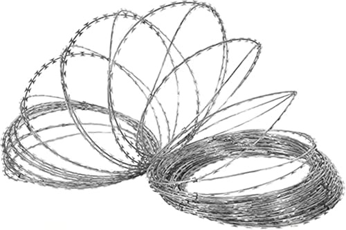 Valla de alambre de púas para exteriores, diseño de doble hélice de 30 cm para seguridad en el jardín, alambre para una protección fuerte, ideal para recinto de granja y patio trasero