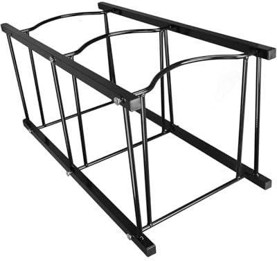 Cryfokt Soporte Negro Resistente para Botellas de Agua de 3 Niveles para Oficina en Casa, Estante Dispensador de Agua de Metal para Almacenamiento de Jarras Enfriadoras de