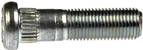 Dorman 610-403 M12-1.25 Wellenschliff-Radbolzen – 12,90 mm Rändel, 45,5 mm Länge, kompatibel mit Select Infiniti/Nissan-Modellen, 10 Stück