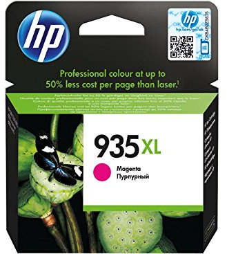 HP 935XL Magenta Original Druckerpatrone, hohe Reichweite | Tinte für HP OfficeJet Pro 6200, 6800, ~825 Seiten (C2P25AE)