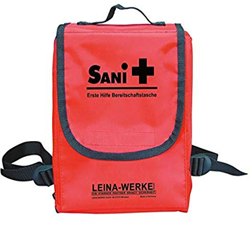 LEINA Erste-Hilfe-Bereitschaftstasche SANI, 26-teilig, rot