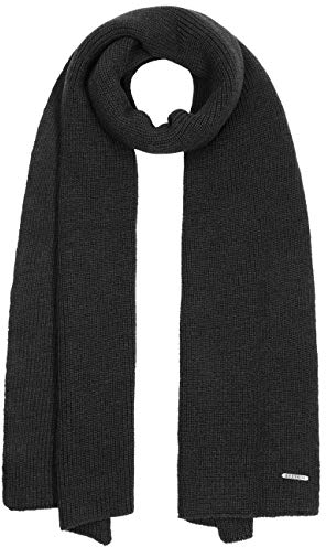 Stetson Wollschal Schal Wolle Strickschal Winterschal (OSFA, 1 Schwarz)