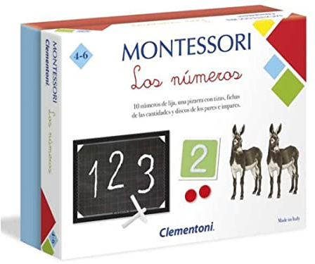 Clementoni-55295 - Montessori - Los Numeros - Juego Educativo Montessori a Partir de 4 años