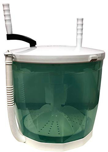 Washers Mini Lavatrice Manuale con Manico Pieghevole e cestello dell'Acqua Rimovibile Lavatrice Portatile per disidratazione Rapida, Piccola Lavatrice per Verdure da Picnic in casa