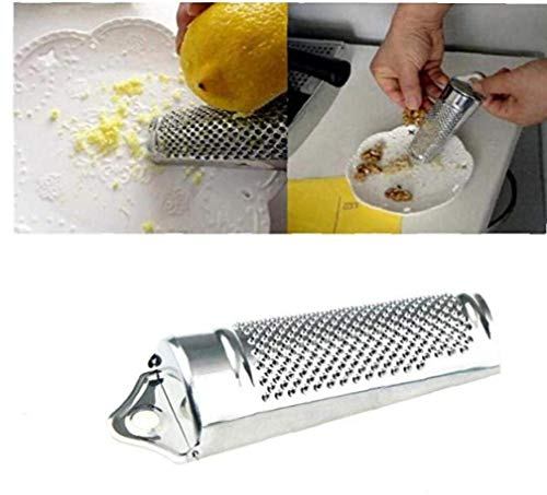 1pc Acero Inoxidable Rallador De Nuez Moscada, De Mano De Acero Inoxidable Rallador De Nuez Moscada Citrus Zester Jengibre Rallador De La Herramienta De La Cocina Accesorios Tuerca