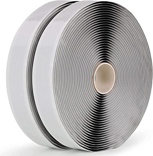 LLPT Butyl Klebeband | 2 Rollen Schwarz | 25 mm x 10 m | Dichtband selbstklebend | Wasserdichtes Klebeband | Reparatur-klebeband | Ideal für RV-Fenster Bootsabdichtung und EPDM-Dächer (BST232)