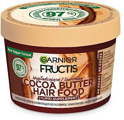 Garnier Fructis Hair Food Cocoa smör mask för rynk- och ostyrigt 400 ml