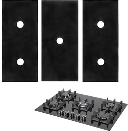 Protection Plaque Cuisson Gaz - Tapis de Cuisinière à Brûleurs - Housse de Protection pour Plaques de Cuisson