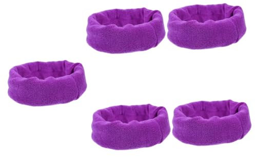 FRCOLOR 5pièces Cache-Oreilles Confortables pour Chiens Écharpe Portable Anti-Bruit pour Animaux De Compagnie Accessoire Lavable pour Chiens Et