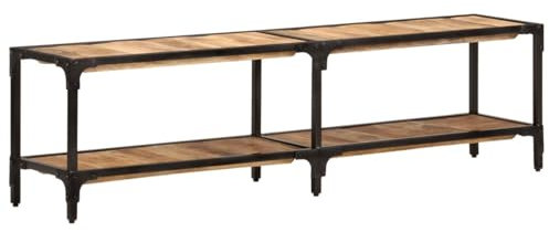 Buzaza TV-Schrank 150x30x41 cm Massivholz Mango Sideboard HäNgend Tv Unterschrank HiFi Rack