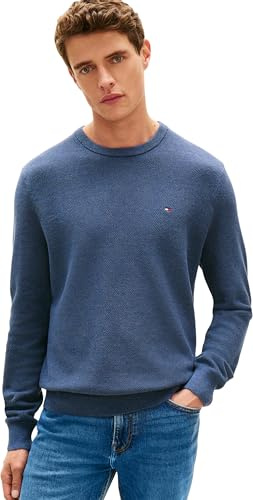 Tommy Hilfiger Pull Homme Essential Structure Crew Neck Regular Fit
