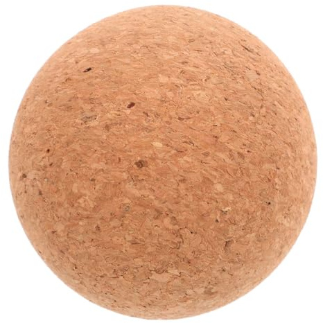 Kork Faszienball für Yoga und Fitness, Muskelmassage | Hochdichte Korkstaub Ausführung, für Trainingsroutinen und Entspannung, Kompakter Ball für Handanwendung