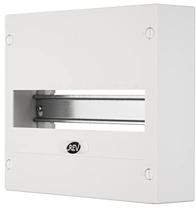 REV Sicherungskasten Aufputz - 1-reihig, 12TE, 224x283x70mm, 400V, weiß