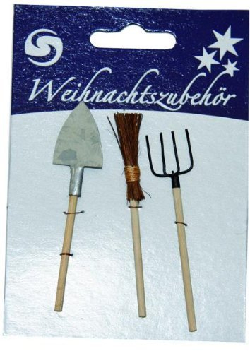 Krippenzubehör, Hofset, Länge 11cm