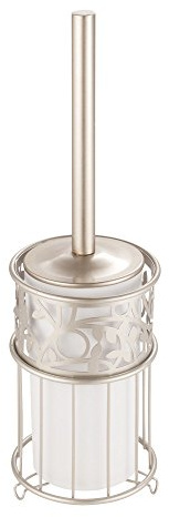 iDesign 77345EU Vine Toilettenbürste, weiß / satiniert