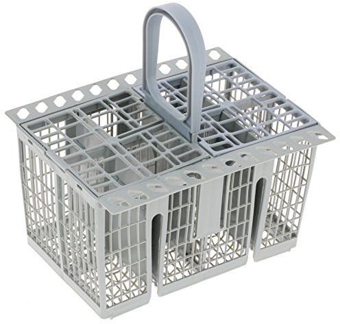 Masterpart Univeral Dishwasher Cutlery Basket Compatible with Hotpoint Indesit Whirlpool C00257140 Detachable Handle Folding Removable Doors for All Standard Sized Dishwasher Cutlery Bastet