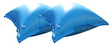 well2wellness 2 x Luftkissen Basic, Winterkissen und Poolkissen mit 4 Ösen für Pool Abdeckplane