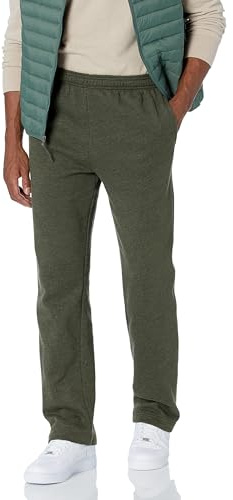 Amazon Essentials Fleece-sweatpants för män (finns i stora och långa), olivljung, XX-Large