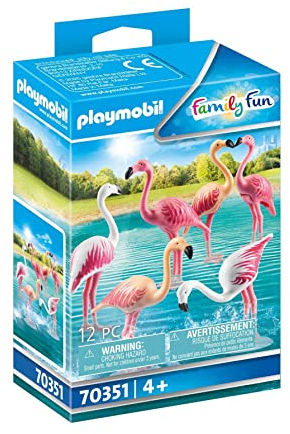 Playmobil Groupe de Flamants Roses Multicolor 70351
