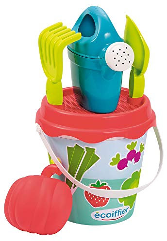 Arenero Cubo de Playa Jardín Completo 17cm