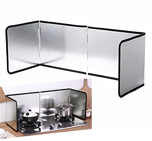 CSPone Spritzschutz Faltbar Herd Küche Faltbare Küchen-Spritzplatte Spritzschutz Küchen- und Herdschutz Herd-Spritzschutz