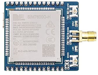 Waveshare SIM7600G-H 4G-Module(Pre-soldered Version), Support GNSS/4G/3G/2G, Support Windows/Linux Dial-up Internet Access, Compatible with Raspberry Pi/Jetson Nano/ESP32/STM32 Programming Platforms