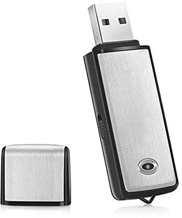 Benefischl Enregistreur Vocal USB 32G Clé USB Enregistreur Audio Vocal NuméRique Rechargeable pour Enregistrement D'Interview de RéUnion sur PC